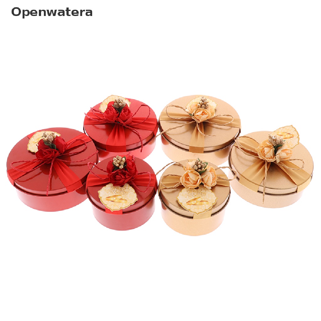 Hộp đựng kẹo/ socola hình tròn thiết kế độc đáo dành cho làm quà tặng