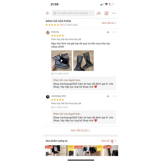 bốt đùi khoá kéo đế răng cưa 6cm chiều cao