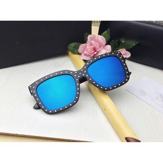 Mắt Kính Thời Trang Form Vuông Đính Đá 2 Màu Cực Đẹp - Hazo