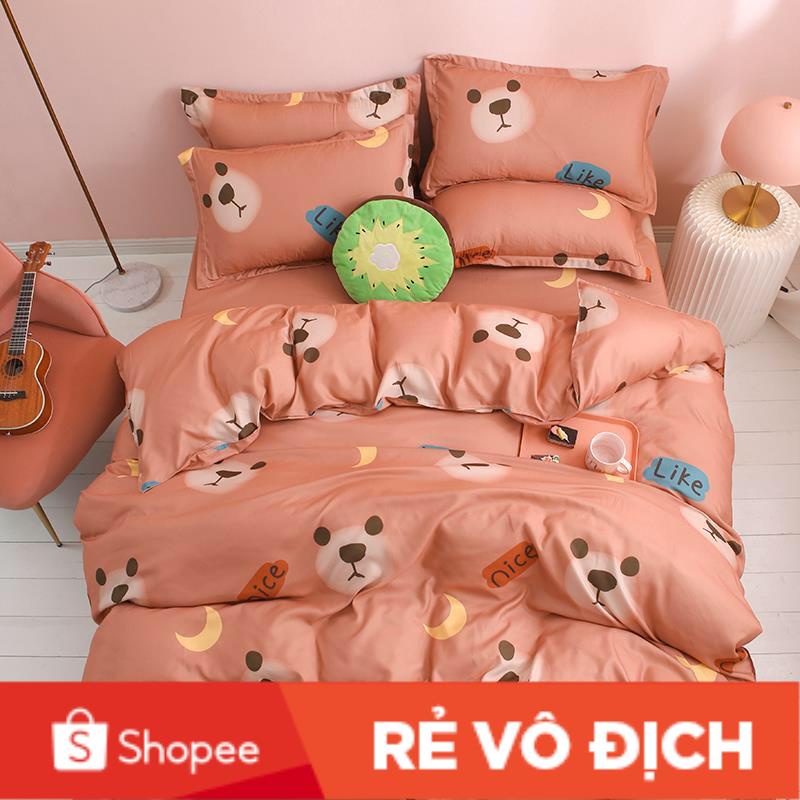 ❤️ BỘ CHĂN GA GỐI COTTON 3D | COTTON POLY ❤️ SIÊU NGỘ NGHĨNH, DỄ THƯƠNG | SIZE M6/M8 | Maibeding