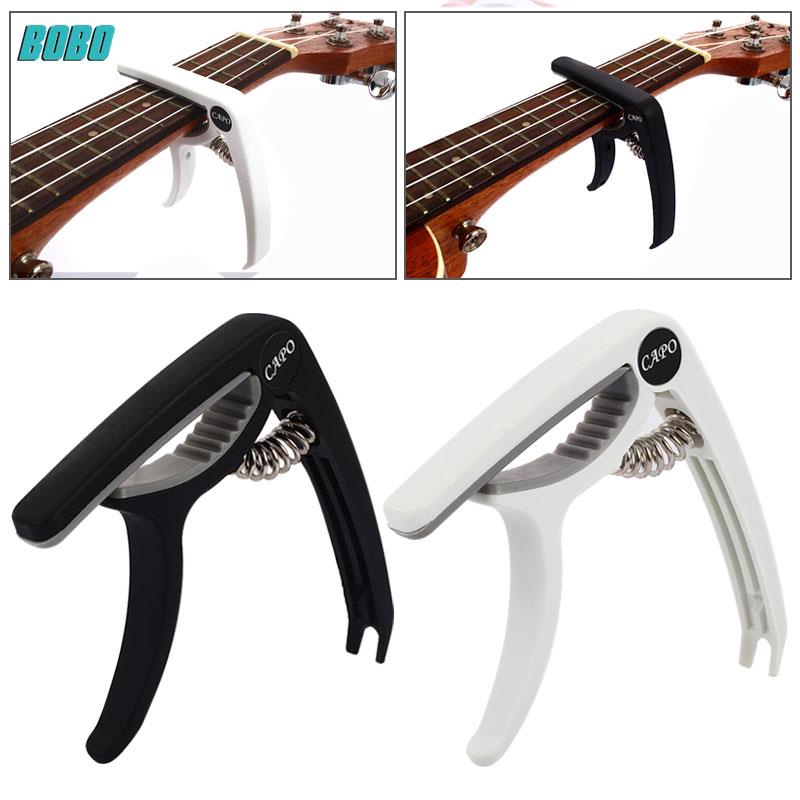 [Bobo] Durable Guitar Capo Pocket Household Clamp Key Capo Tuning Clamp Plastic Steel