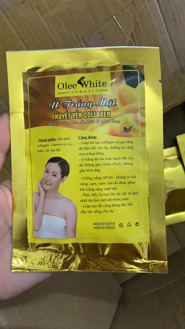 Ủ trắng mặt huyết yến collagen - Hàng Chuẩn