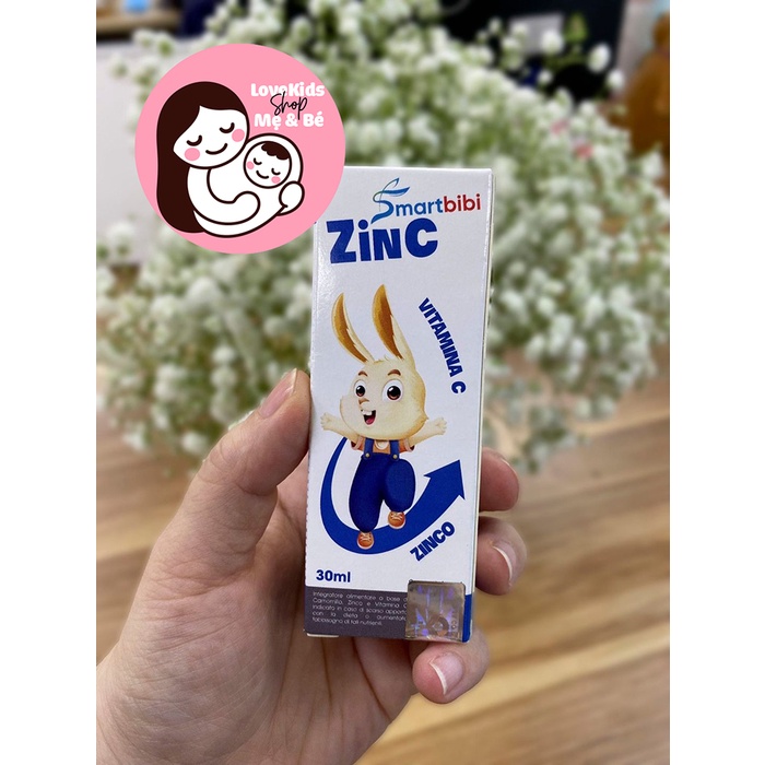 Kẽm Hữu Cơ - Giảm BIẾNG ĂN - Tăng ĐỀ KHÁNG - Giảm TIÊU CHẢY - Smartbibi ZINC - Có kèm quà tặng - [HÀNG CHÍNH HÃNG]