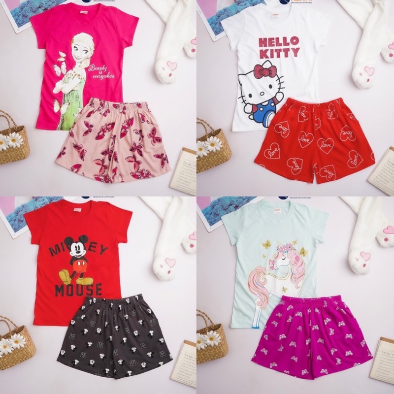 Sale Bộ cotton bé gái gymbo sz đại 25-50kg