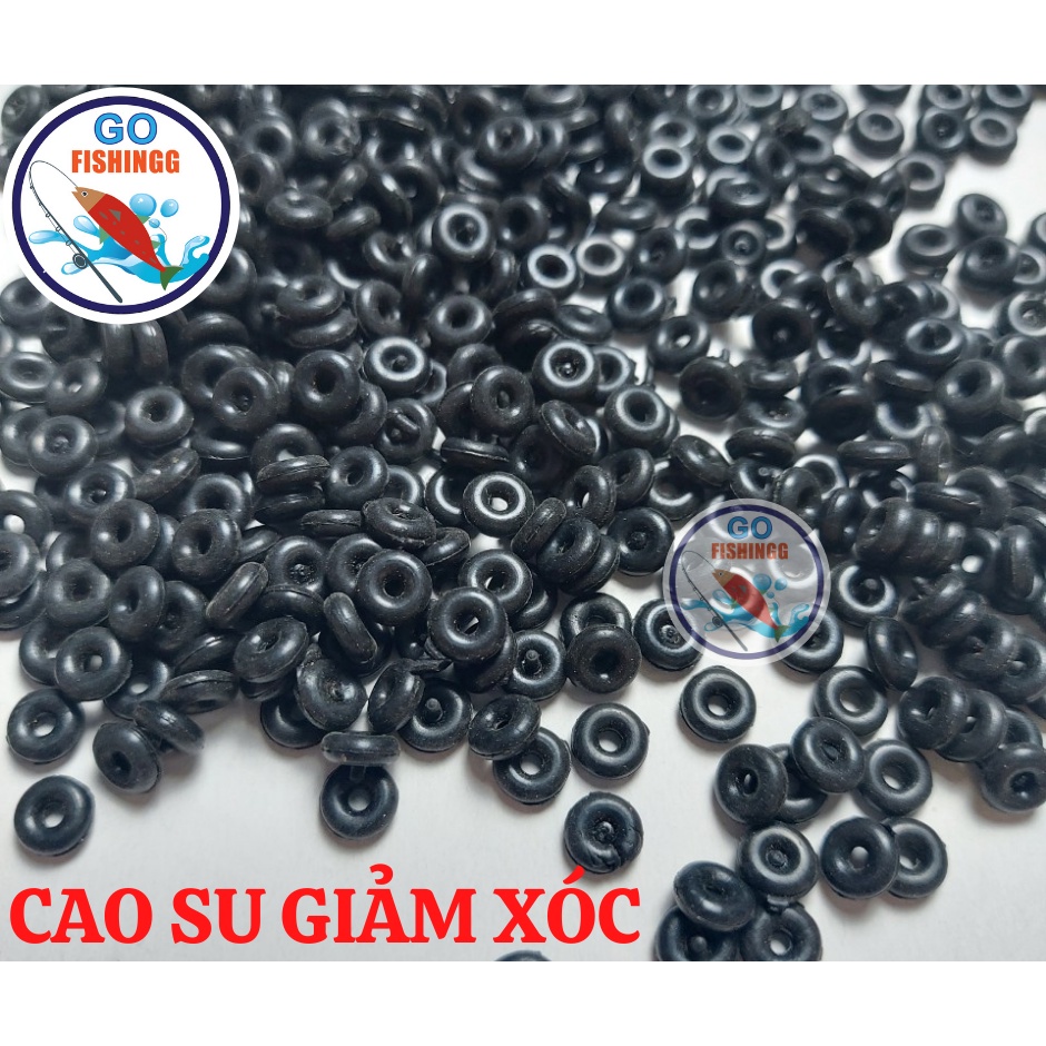 100 cái vòng cao su giảm xóc, giật cho câu đài/ Combo 100 cái cao su giảm xóc chống giật