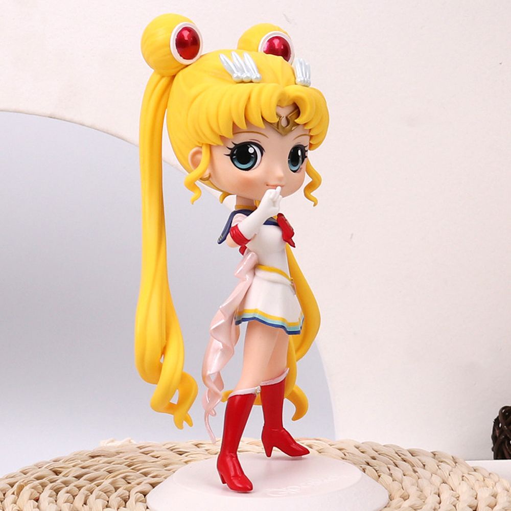 Mô hình đồ chơi hình nhân vật thủy thủ mặt trăng Tsukino Usagi 16cm bằng PVC