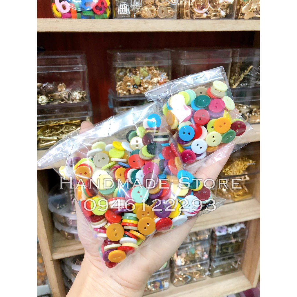 Cúc nhựa 25 màu - Gói nhỏ