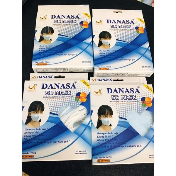 khẩu trang DANASA 5D mask (1hộp / 10 cái)