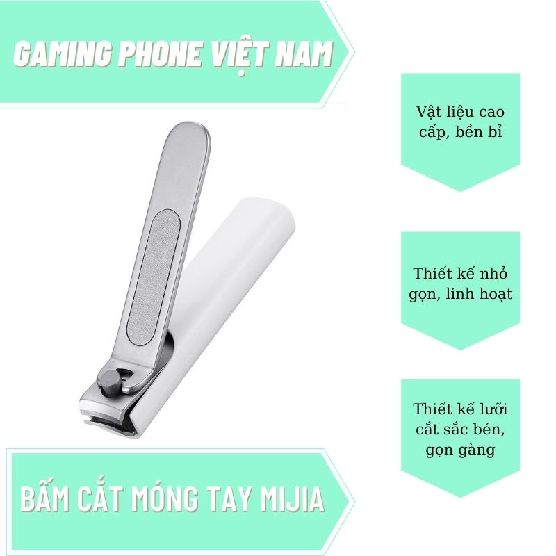 Bấm cắt móng tay thông minh xiaomi mijia chống văng móng cắt