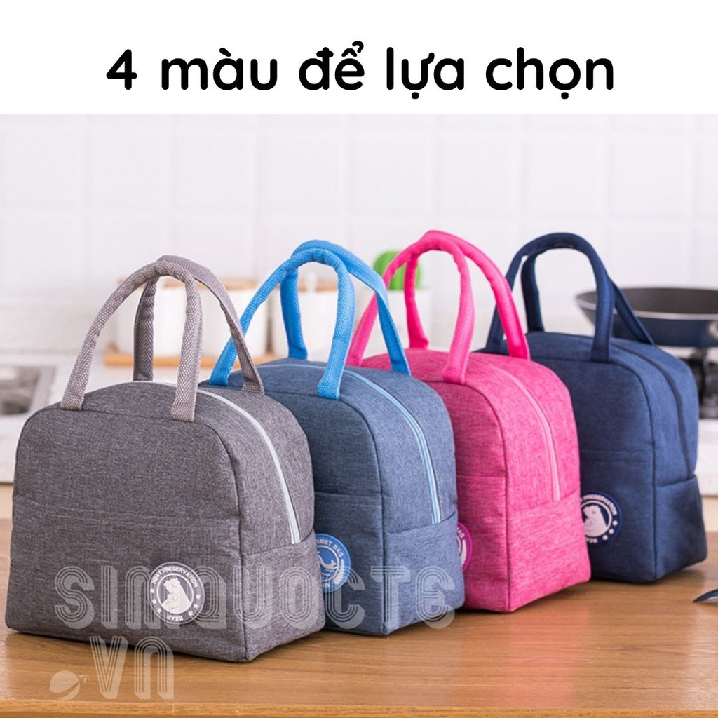 [Size to] Túi Đựng Hộp Cơm Giữ Nhiệt Chống Thấm Nước Lunch Bag TĐC01