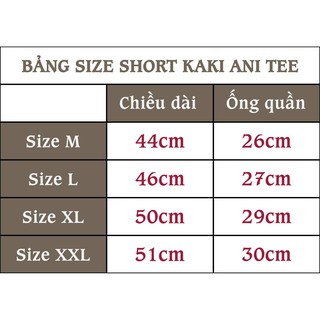 [UNISEX] QUẦN SHORT KAKI CỦA THANOS PHẢN QUANG