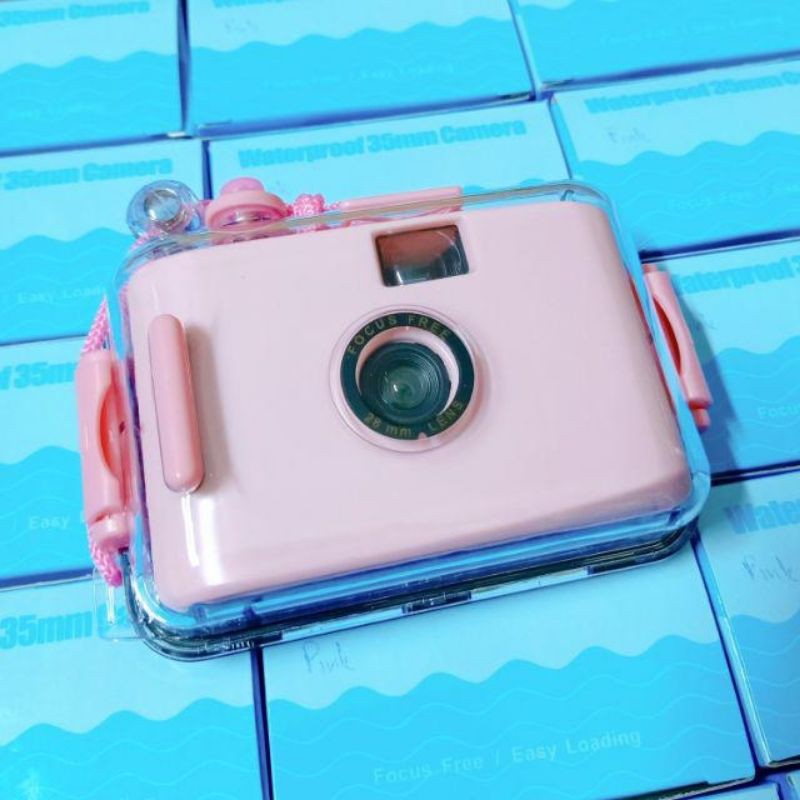 Máy ảnh film Lomo underwater màu hồng nhạt