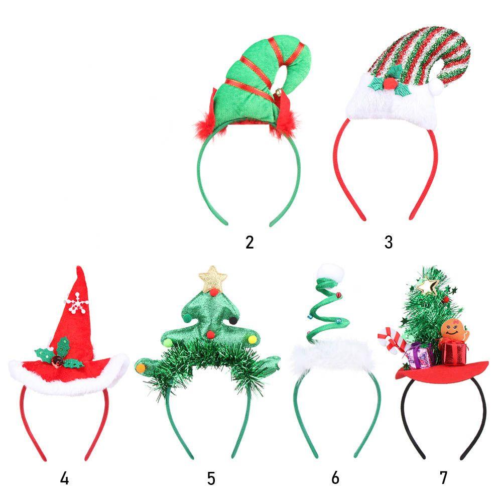 JUNE Băng Đô Cài Tóc Hình Cây Thông Noel