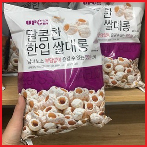 [Nhập khẩu chính hãng] Bánh Snack Upon quẩy nhẫn Hàn Quốc 280g - 8801151135090 Date 2021