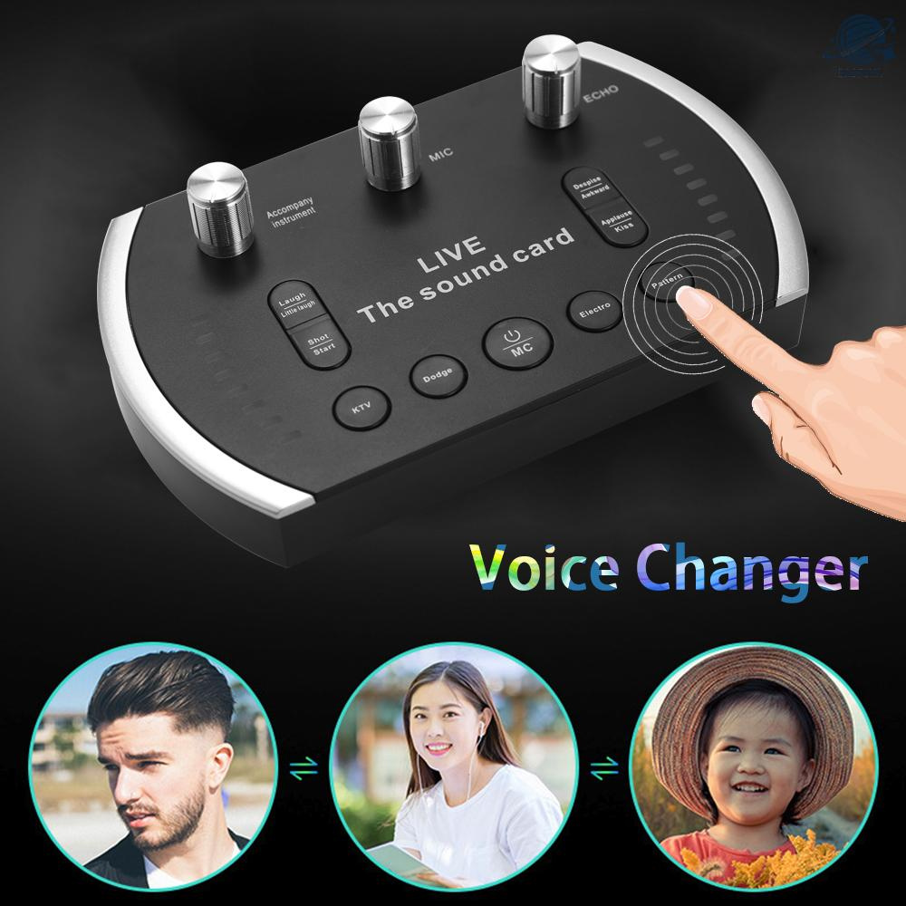 BF Wired Condenser Microphone Quality Voice Music Professional Audio USB Headset Webcast Entertainment Live Stream Sound Card