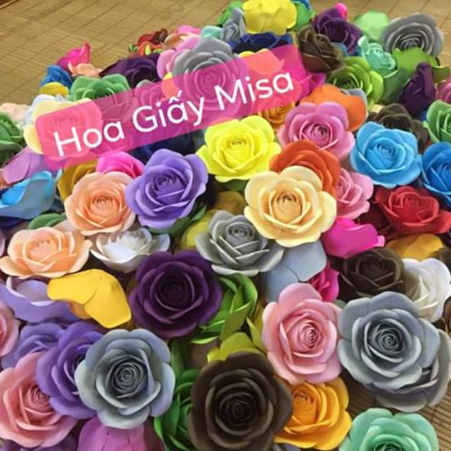 Hoa hồng giấy mỹ thuật