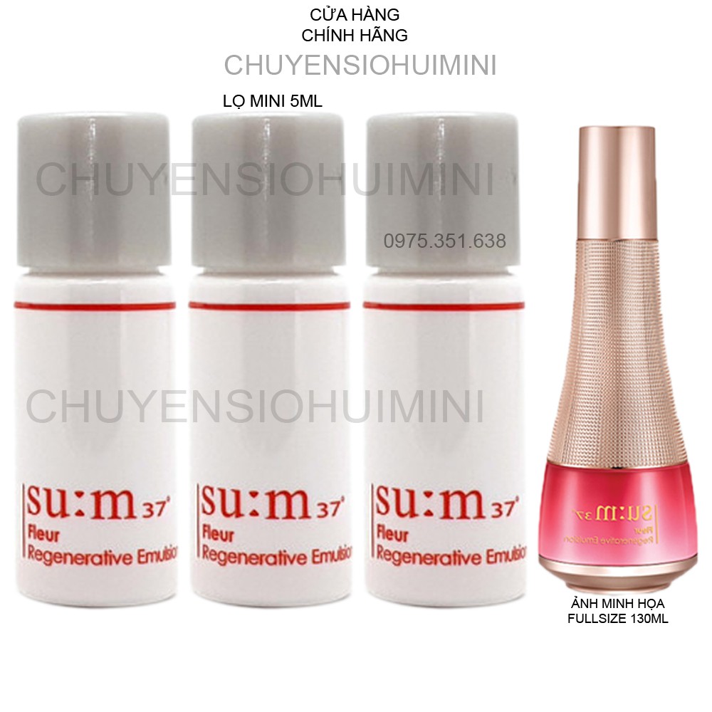 Sữa dưỡng chống lão hóa Sum đỏ fleur regenerative emulsion 5ml