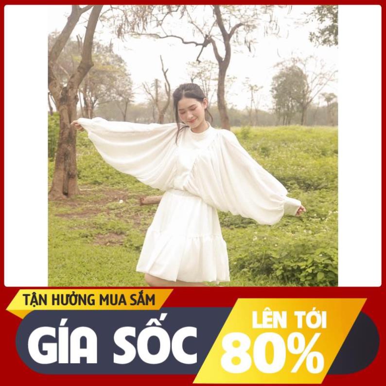 CHÂN VÁY NGẮN - LAYER MIDI SKIRT - CHÂN VÁY VOAN 2 TẦNG *