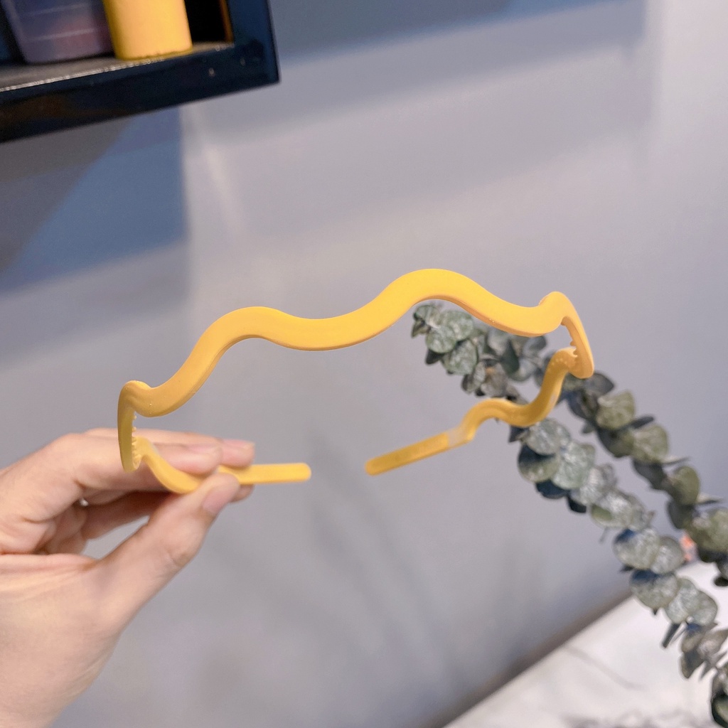 Cài tóc gợn sóng màu pastel xinh xắn (màu ngẫu nhiên)