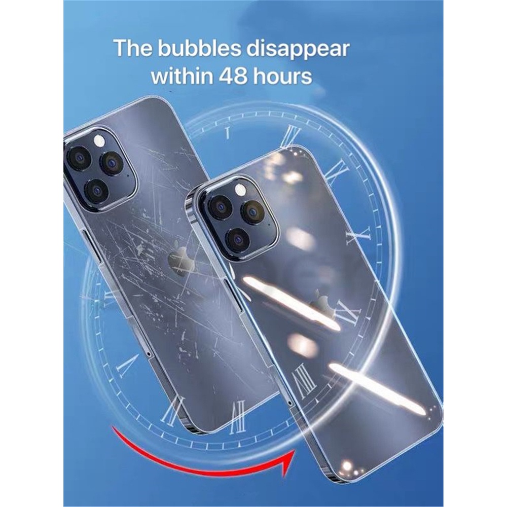 Miếng Dán Hydrogel Mềm Bảo Vệ Màn Hình Trước Và Sau Cho iPhone 11 12 13 Pro XS Max X XS XR 6S 6 7 8 Plus 12 13 Mini 360