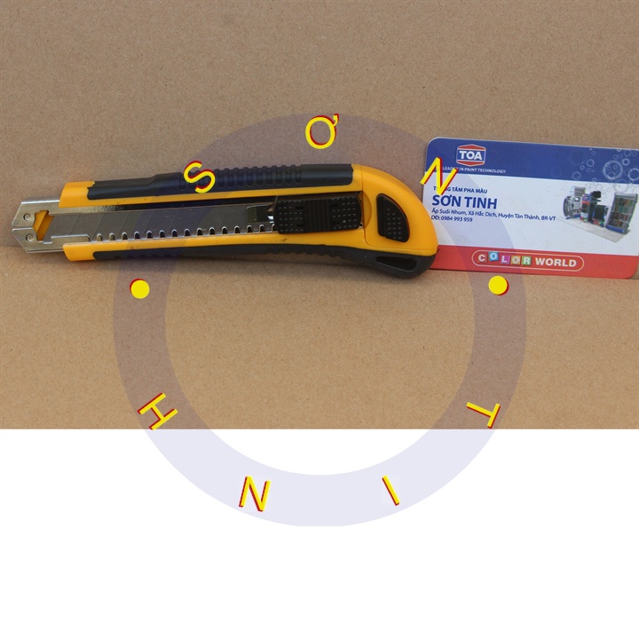 Dao rọc giấy 18mm kèm 03 lưỡi dao Tolsen 30003