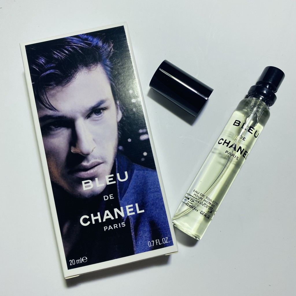 Nước hoa ⚡ FULLBOX CHECK CODE ⚡ dầu thơm Nam Nữ thơm lâu 12h Bleu De Chanel Paris EDT 20ml