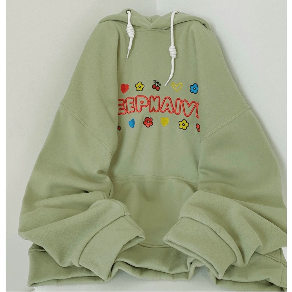 Áo Nỉ Nam Kiểu Hoodies Chui Đầu Có Nón in Chữ Form Rộng Che Nắng Chắn Gió Tốt [NEW UNISEX]