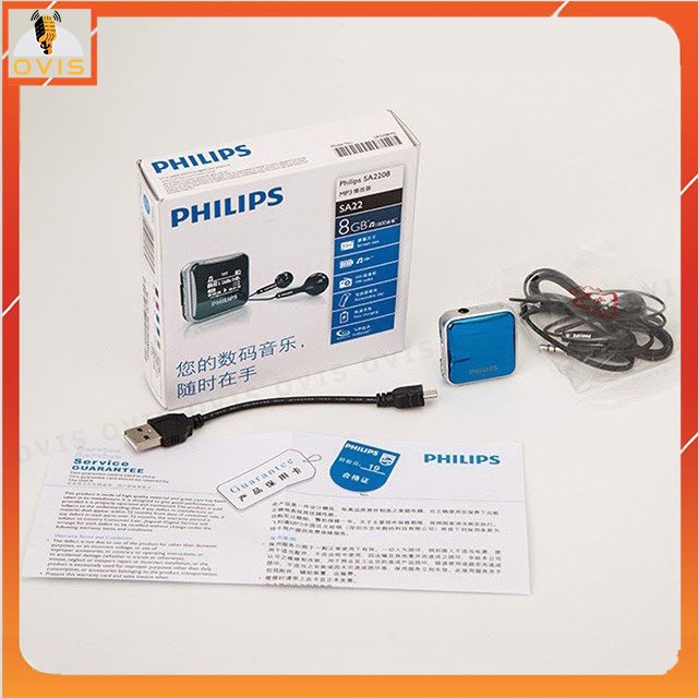 Máy Nghe Nhạc Thể Thao Philips SA2208 / Philips SA2301 / Philips SA6116MP3