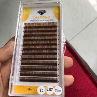 Mi nâu Diamond cong C cong D