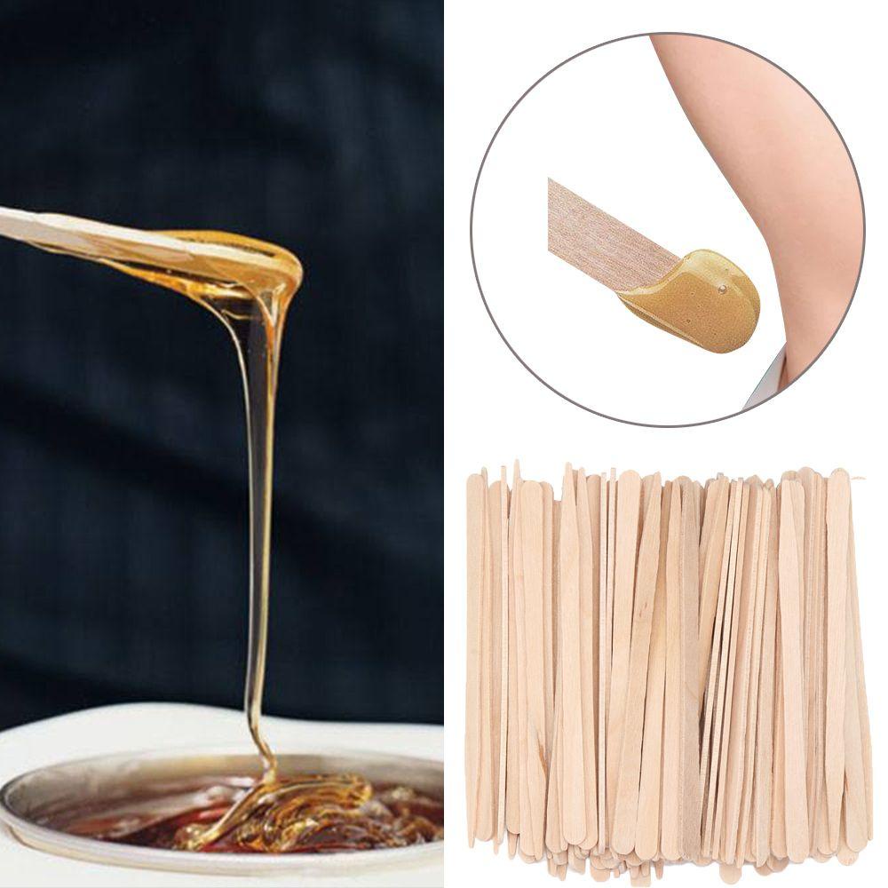 Dụng Cụ Phết Sáp Tẩy Lông Lưỡi Bằng Gỗ Tiện Dụng