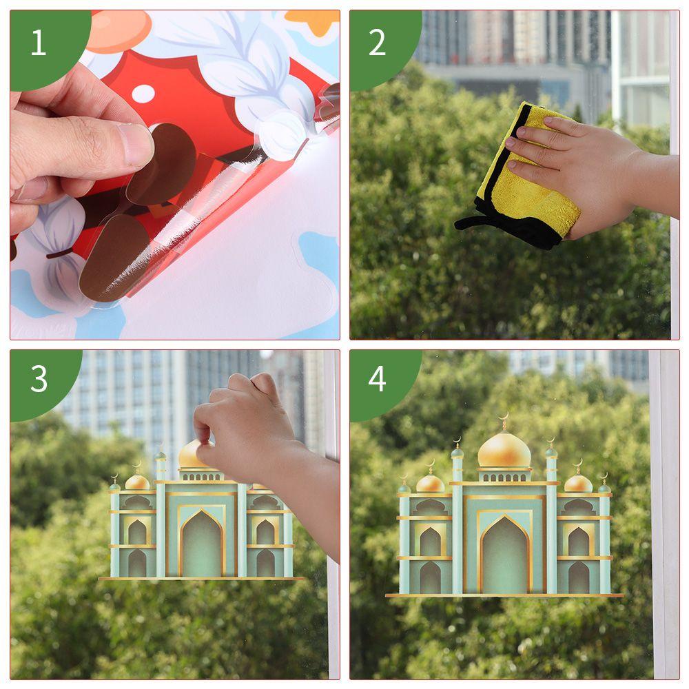 YNATURAL Decal Dán Tường Chữ Hồi Giáo