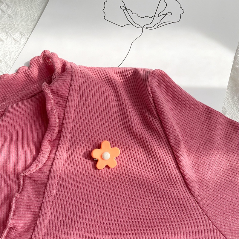 Huy hiệu cài áo hình bông hoa màu sắc