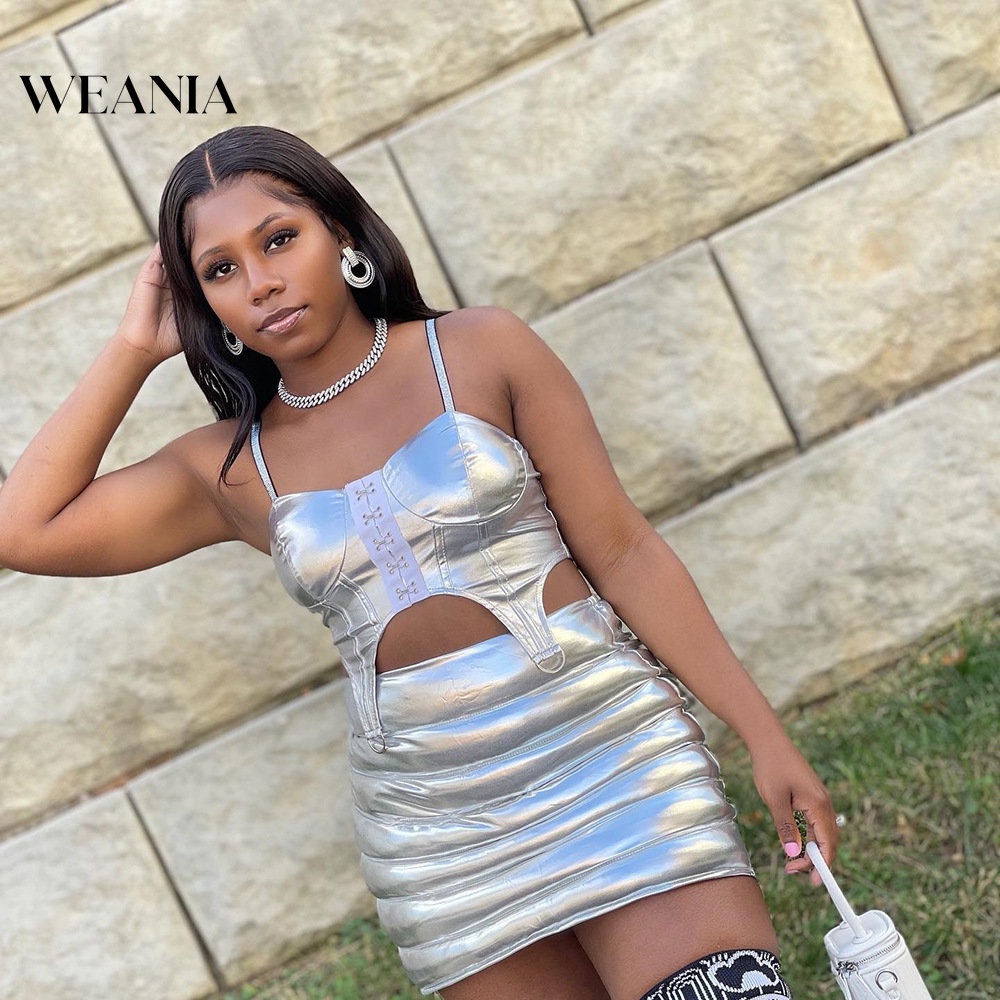 Áo Croptop Da Pu Phối Khóa Thiết Kế Lệch Tà Quyến Rũ Cho Nữ