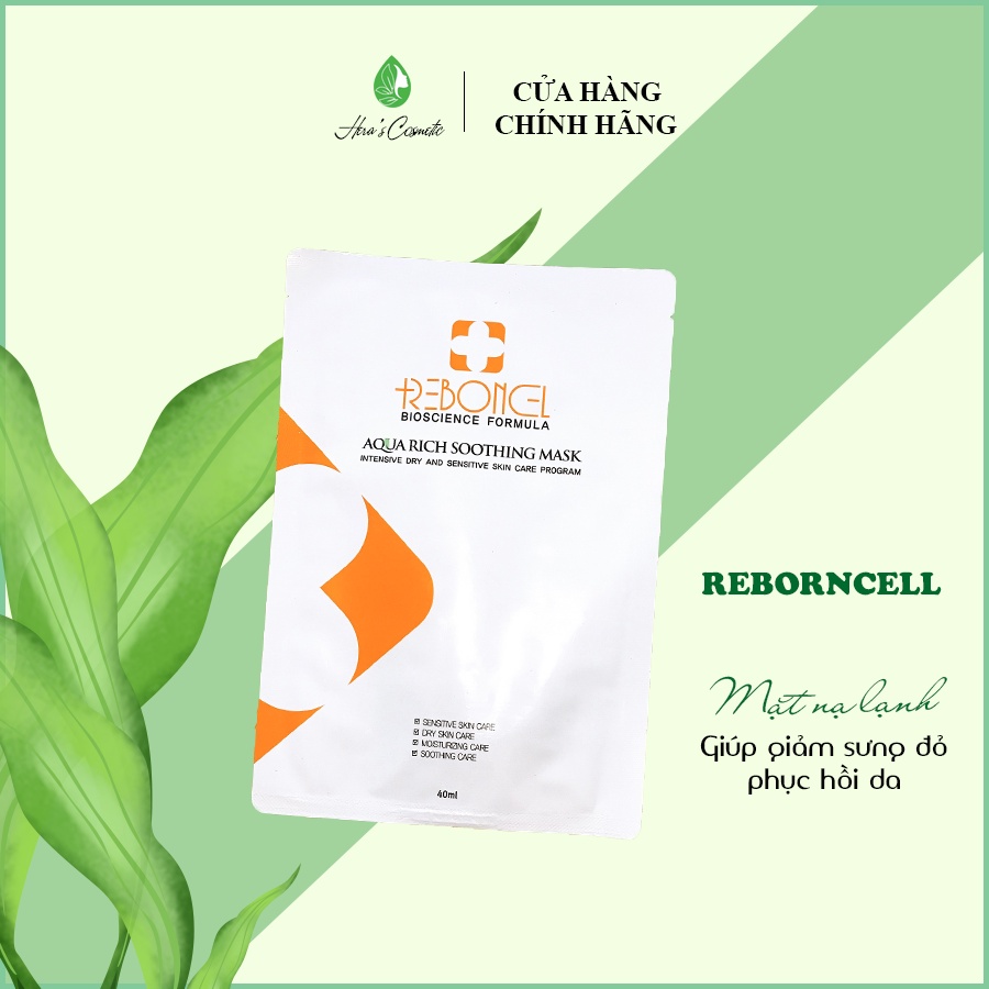 Mặt nạ lạnh Reborncell giảm sưng đỏ, phục hồi, cấp ẩm cho da