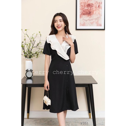 Váy công chúa bèo cổ Y351