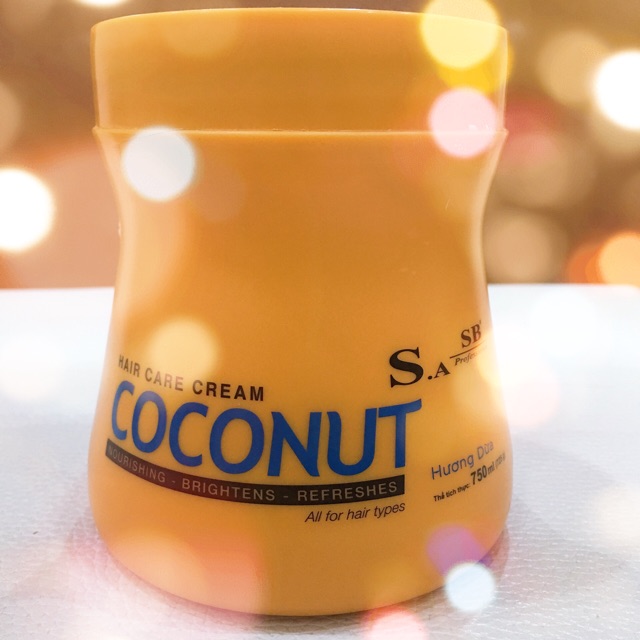 Hấp dầu phục hồi tóc Coconut 100% tinh dầu dừa