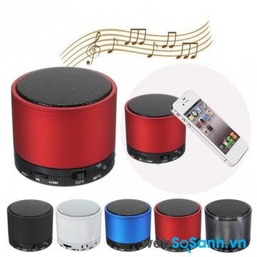 Loa mini nghe nhạc hay, Loa nghe nhạc Bluetooth mini S10 HLD-600 Led Nháy Theo Nhạc vô cùng đẹp mắt - Hàng Nhập Khẩu