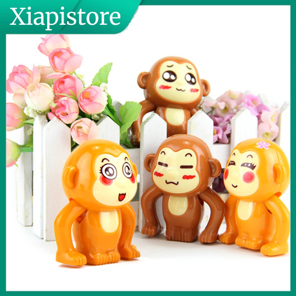 Khỉ đồ chơi lên dây cót bằng nhựa dễ thương cho bé