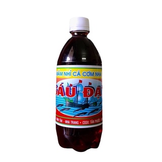 Nước mắm nhỉ cá cơm truyền thống sáu đạt - cốt đặc biệt - 500ml/chai