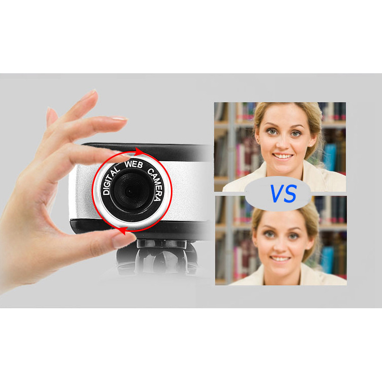 Webcam Hd Usb 2.0 Kèm Mic Cho Máy Tính