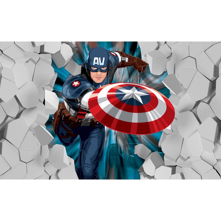 Tranh Dán Tường 3D những siêu anh hùng nổi tiếng thế giới HÀNG RẺ CHẤT LƯỢNG CAO