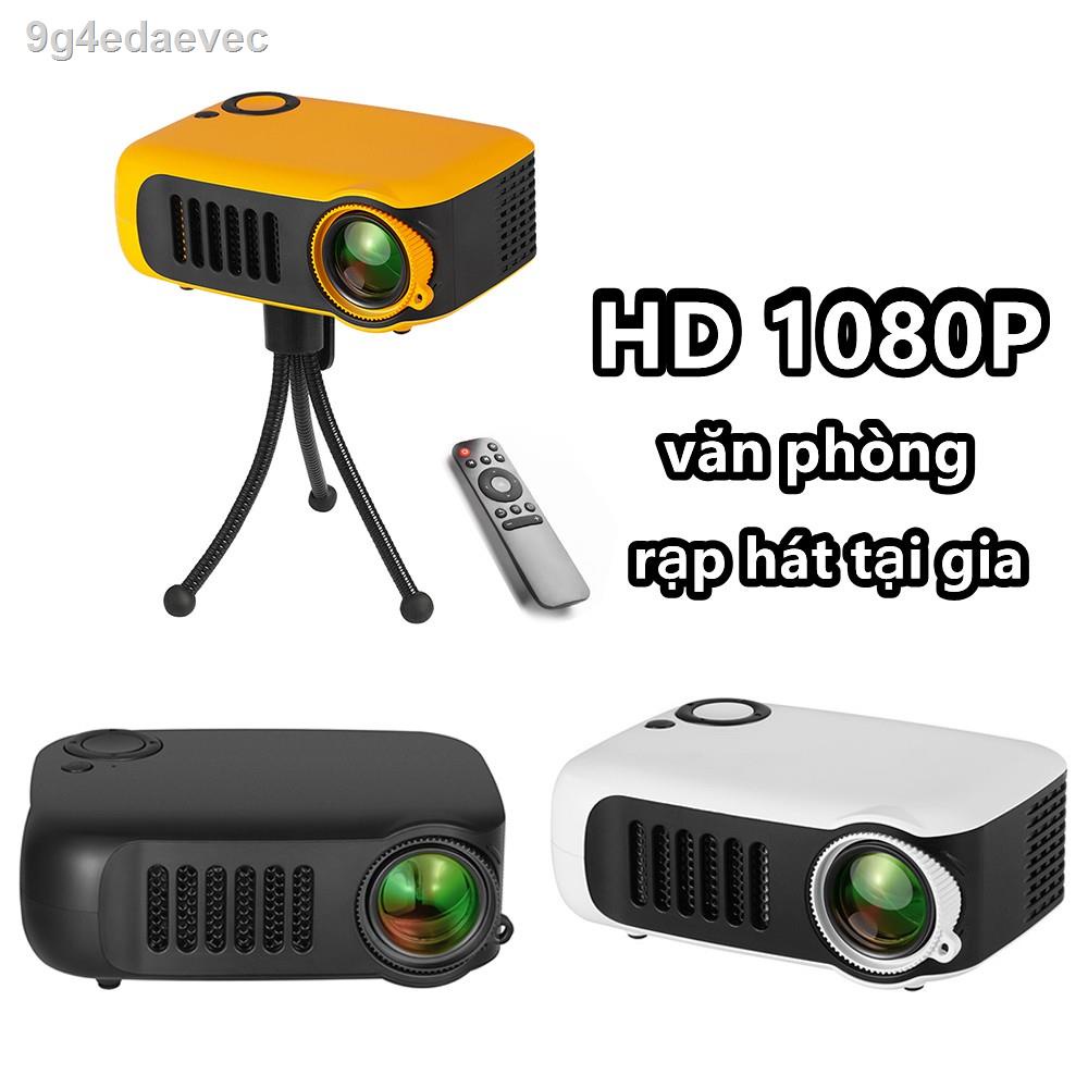 ✽Máy Chiếu Mini 4k A2000 1920x1080 Android IOS Máy Chiếu Mini HD