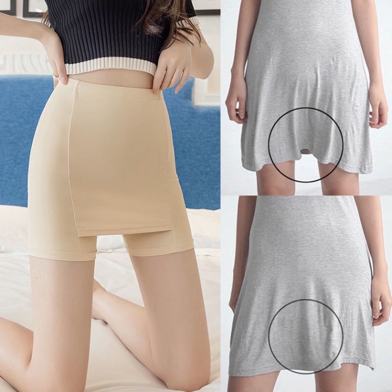 Quần Đùi Mặc Trong Váy 2 Lớp Che an toàn và đáng tin cậy Chống Lộ Nội y chất đẹp deal xịn sexy, quần mặc váy bảo hộ