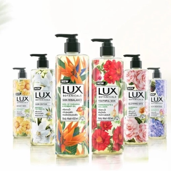 Sữa Tắm Lux Botanicals Bright Skin Hương Hoa 450ml Thái Lan