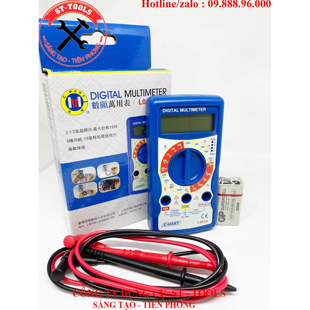 Đồng Hồ Đo Điện Vạn Năng C-Mart L0015