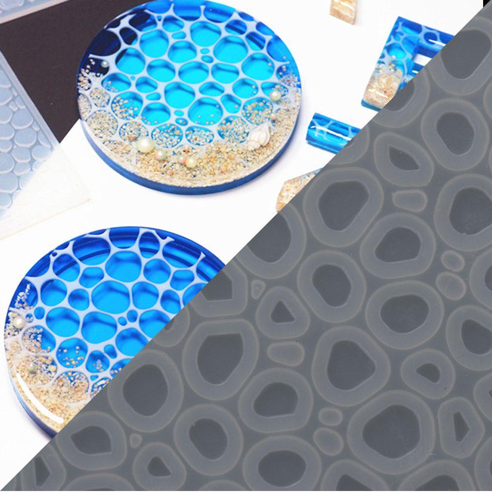 FAY Khuôn Làm Đồ Thủ Công Bằng Nhựa Resin UV Hình Sóng Biển