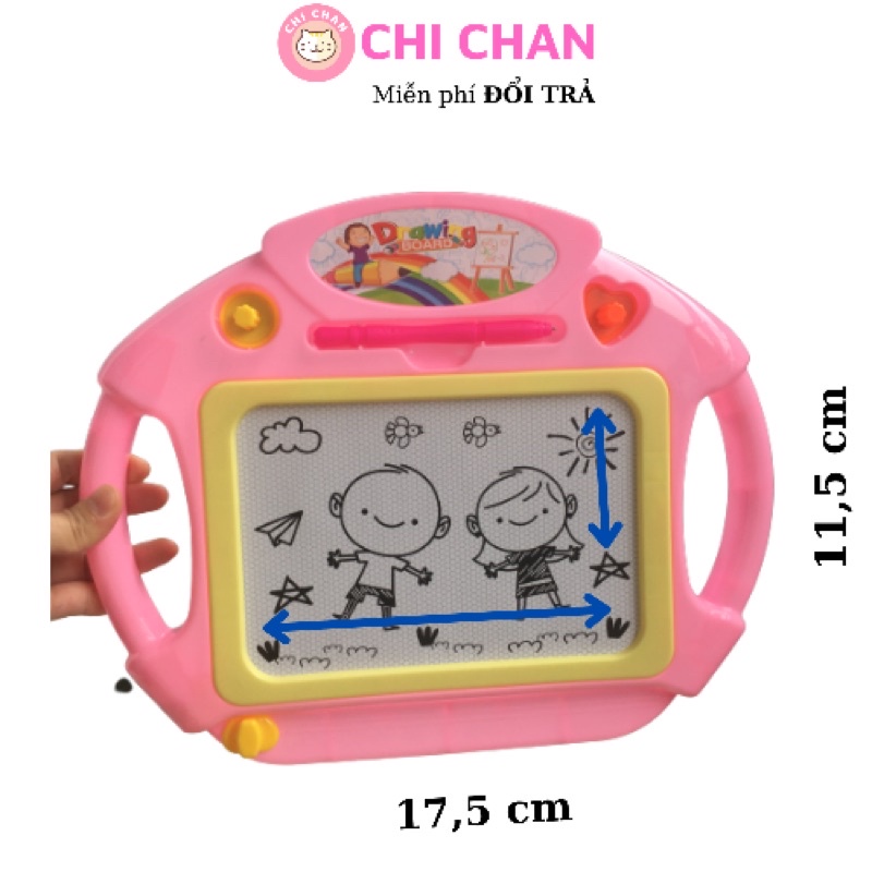 Bảng vẽ từ tính, bảng vẽ nam châm tự xóa, đồ chơi giáo dục cho bé - Chi chan B002