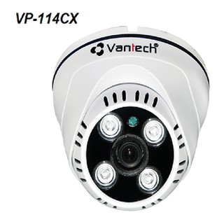 Camera HD-CVI Dome hồng ngoại 2.0 Megapixel VANTECH VP-114CX
