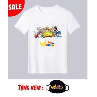 🔥HOT🔥 ⚡ FREESHIP ⚡áo thun Mini World rẻ đẹp giá siêu rẻ - áo Hero Team