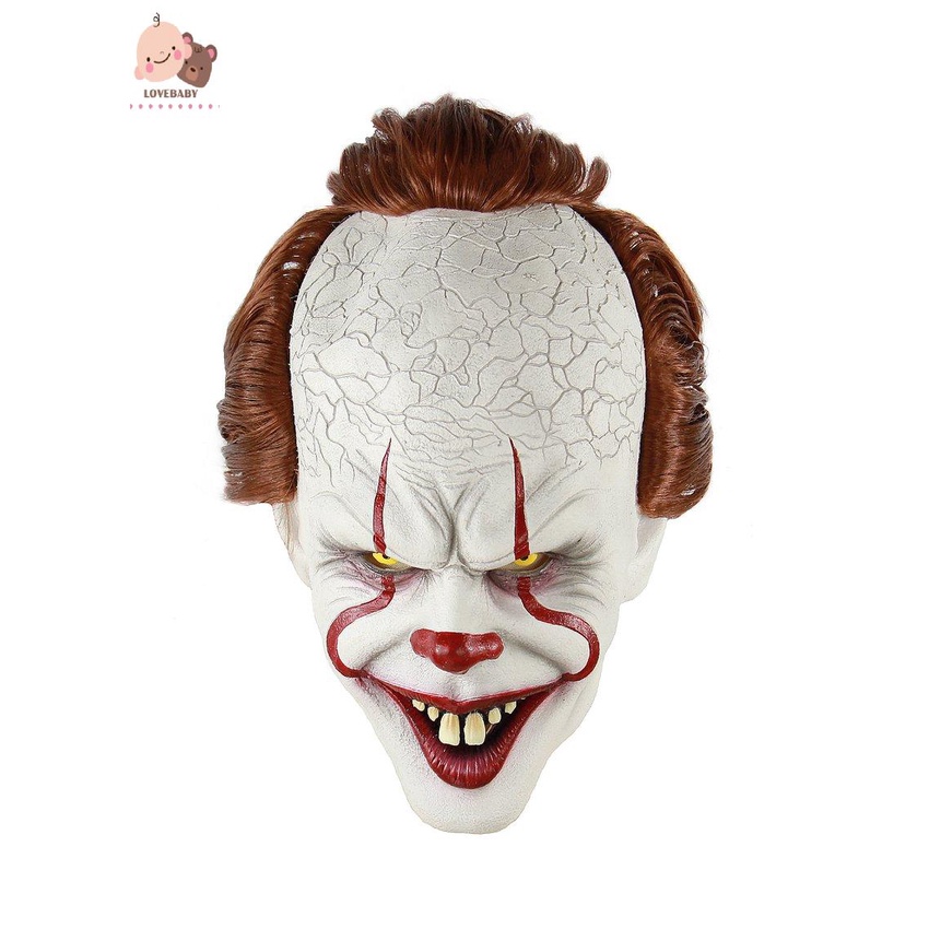 Mặt Nạ Hóa Trang Halloween Hình Chú Hề Joker Độc Đáo